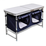 Foldable Camping Cupboard with Aluminium Frame