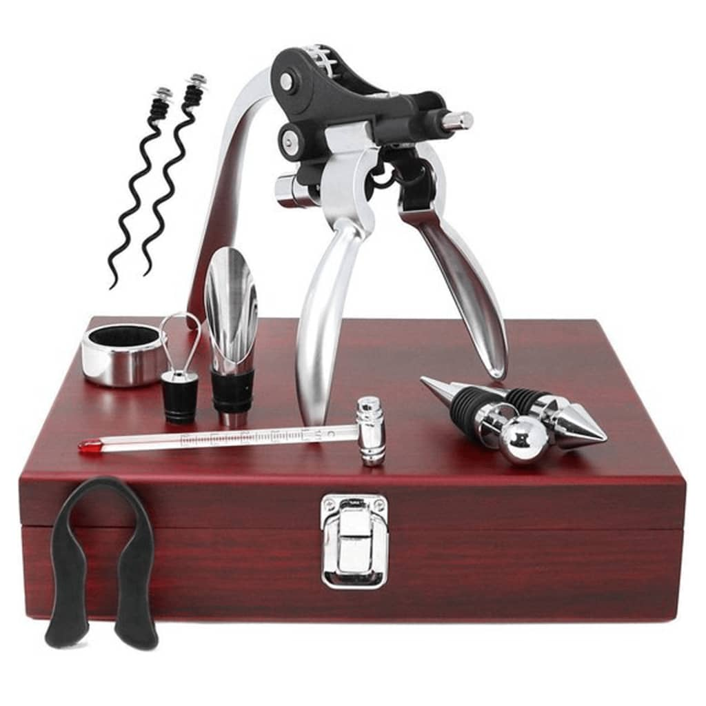 HI 10 Piece Wine Accessory Set with Case