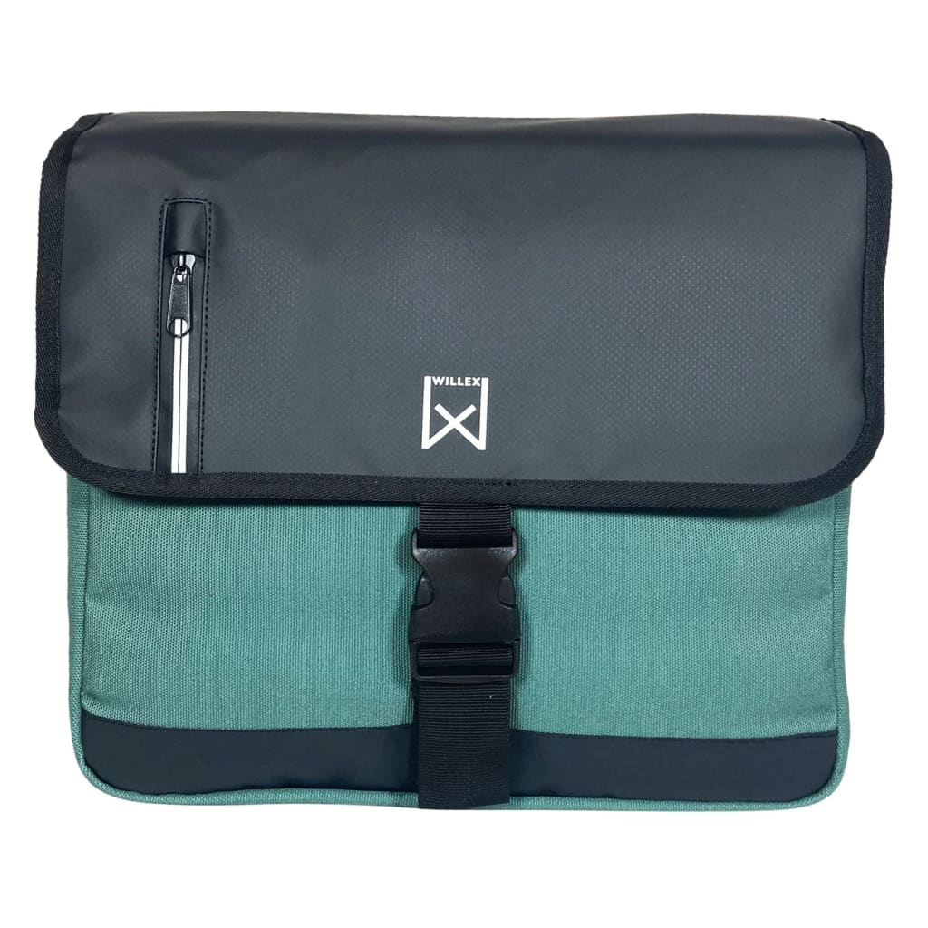 Willex Business Panniers 30 L Canvas Green and Black