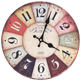vidaXL Vintage Wall Clock Colourful 30 cm