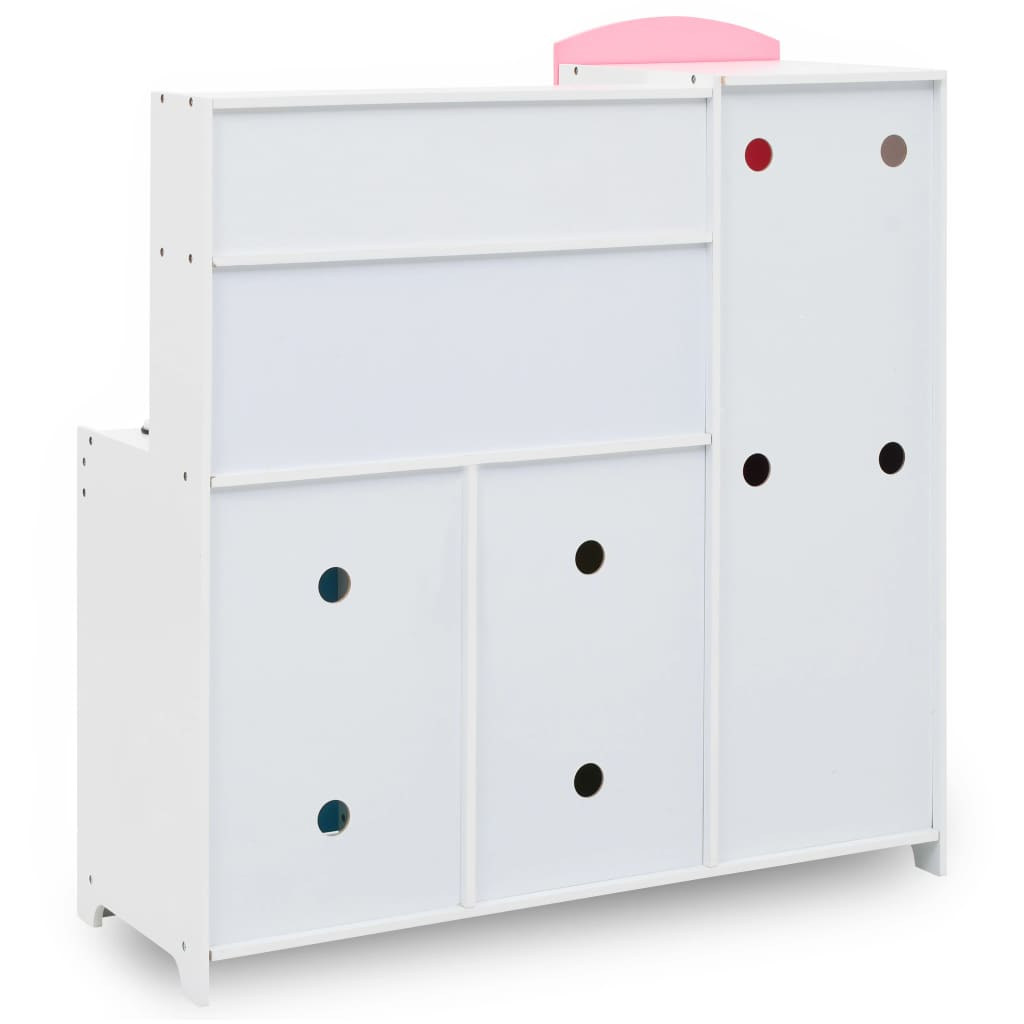 Kids' Play Kitchen MDF 80x30x85 cm Multicolour