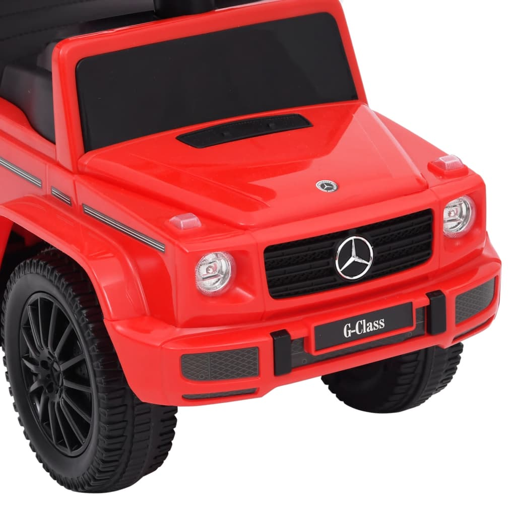 vidaXL Push Walk Car Mercedes-Benz G63 Red