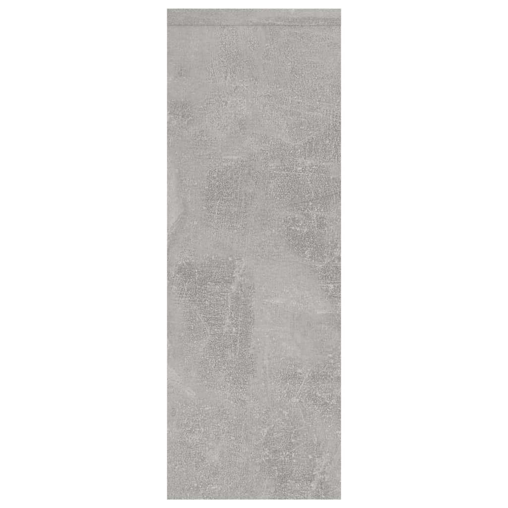 Wall Shelf Concrete Grey 45.1x16x45.1 cm Engineered Wood