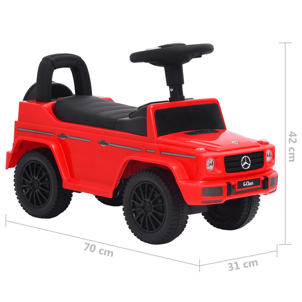 vidaXL Step Car Mercedes-Benz G63 Red