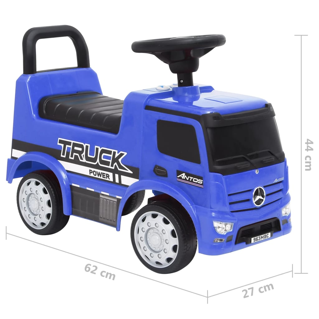 vidaXL Step Car Mercedes-Benz Truck Blue