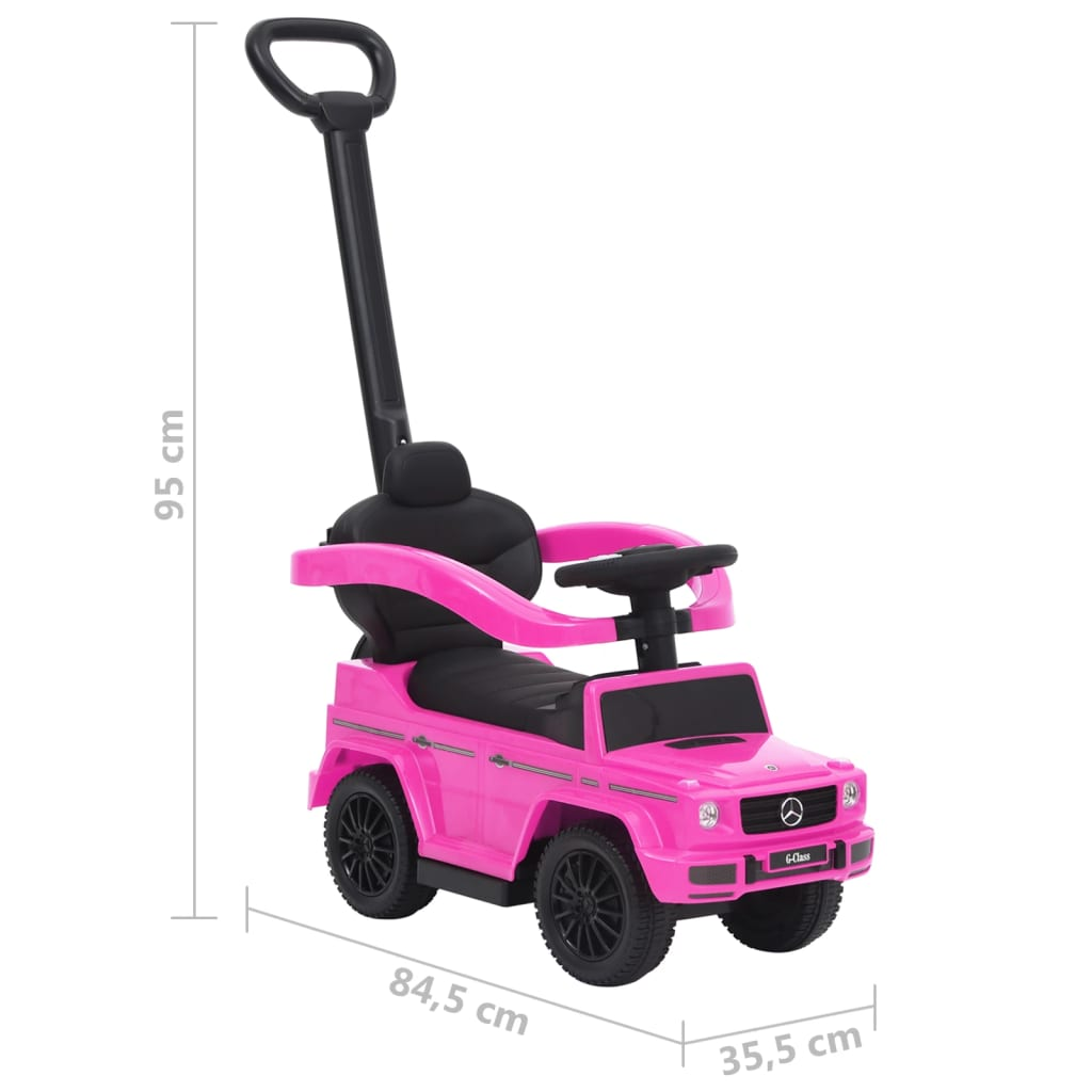 Push Walk Car Mercedes-Benz G63 Pink