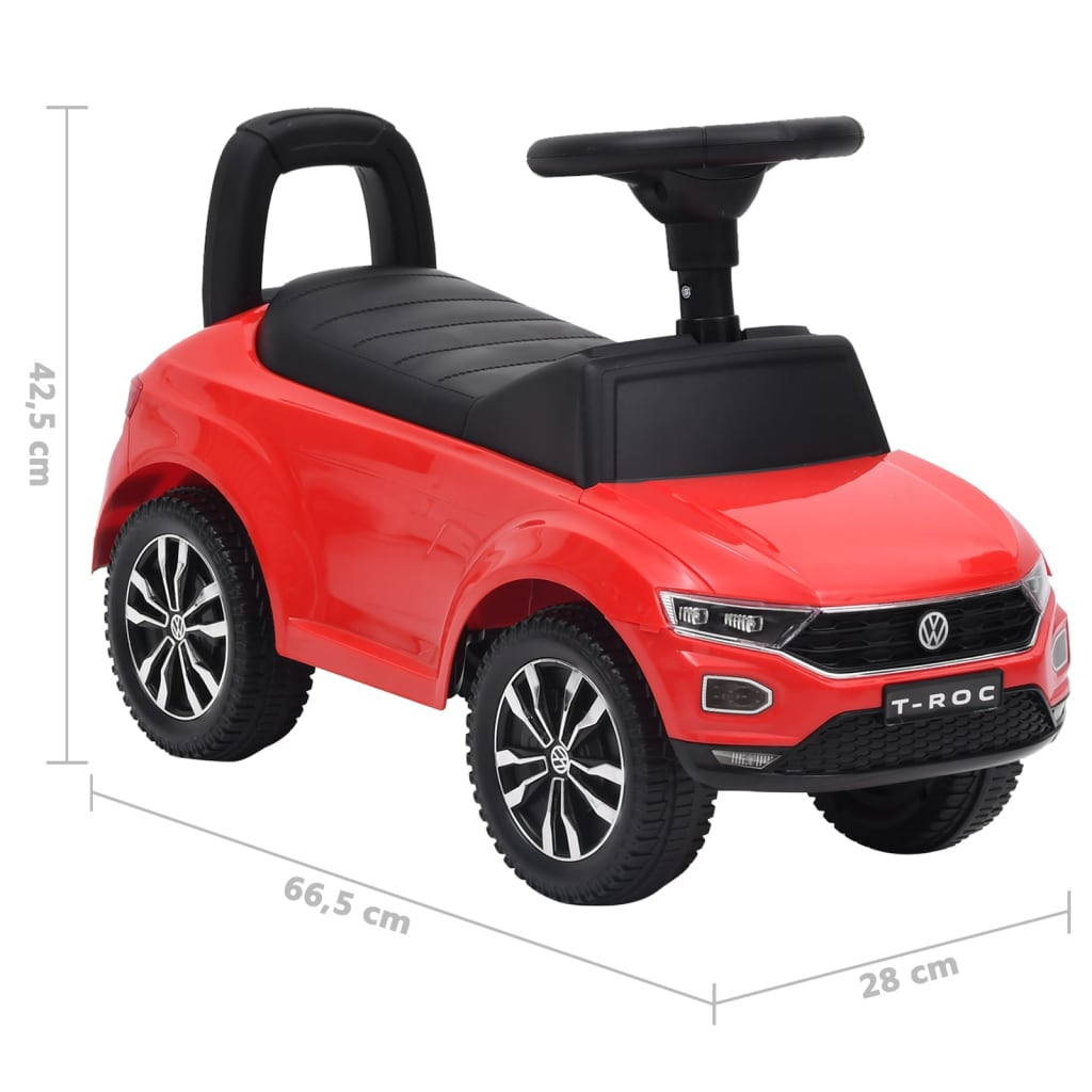 vidaXL Step Car Volkswagen T-Roc Red