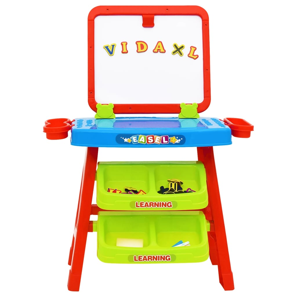 vidaXL 3-1 Children Easel and Learning Desk Play Set