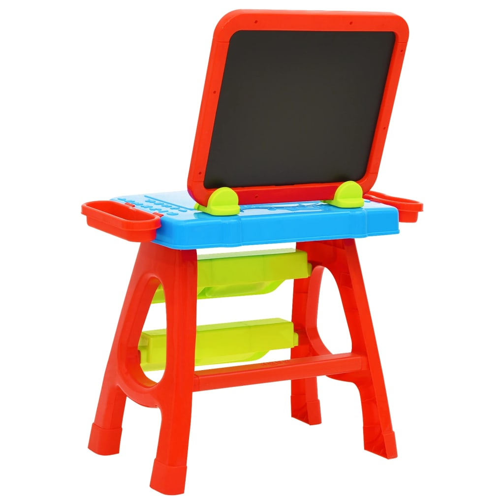 vidaXL 3-1 Children Easel and Learning Desk Play Set