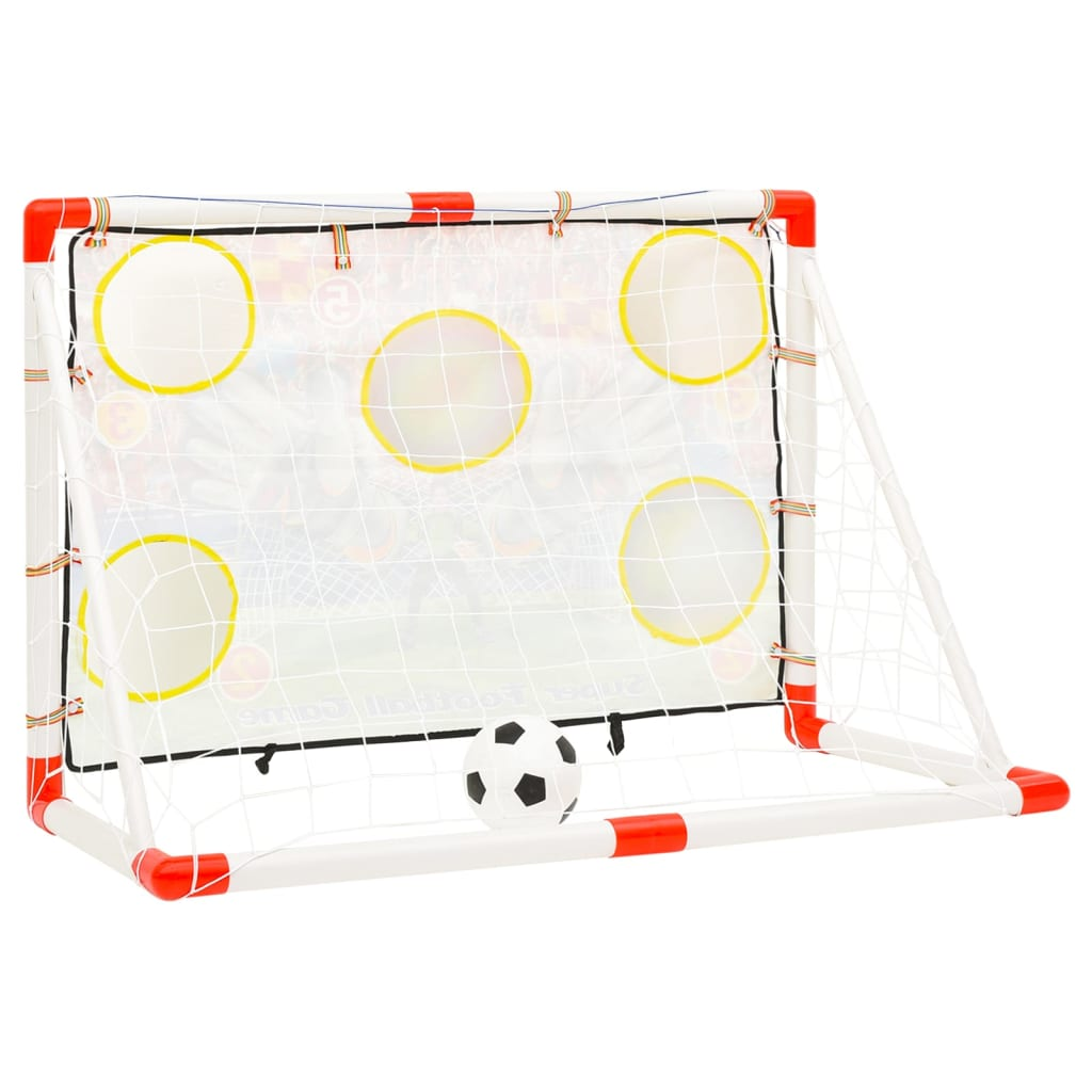 vidaXL Children Football Goal Set with Goal Wall 120x51x77.5 cm