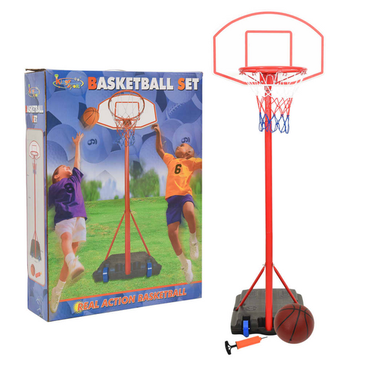 vidaXL Portable Basketball Play Set Adjustable 200-236 cm