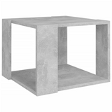 Coffee Table Concrete Grey 40x40x30 cm Engineered Wood