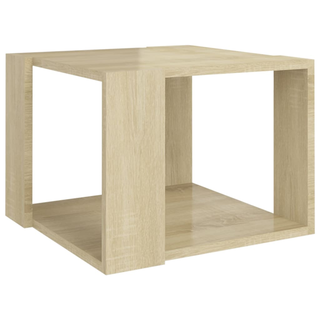 Coffee Table Sonoma Oak 40x40x30 cm Engineered Wood