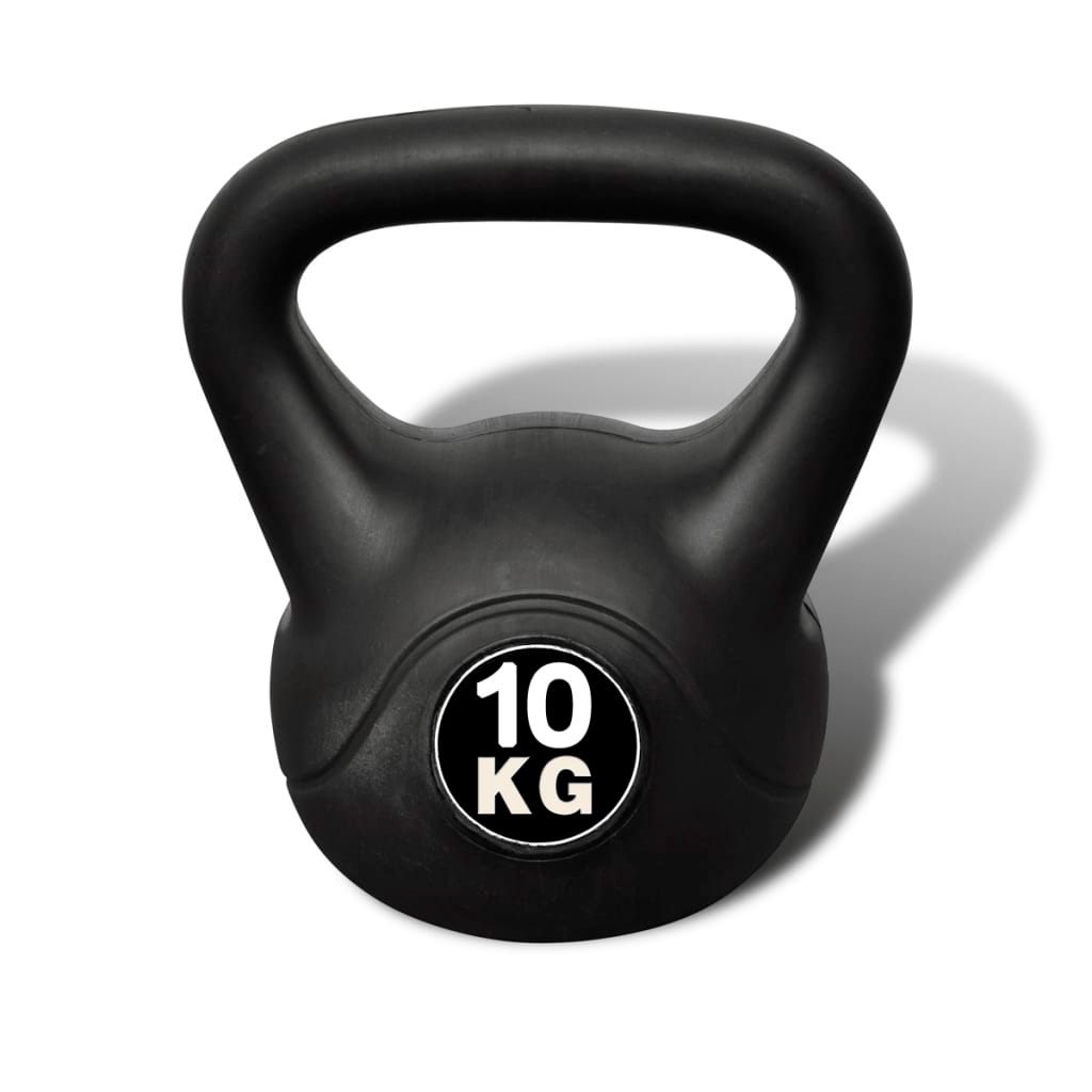 Kettlebell 10 kg Concrete with Plastic Coated