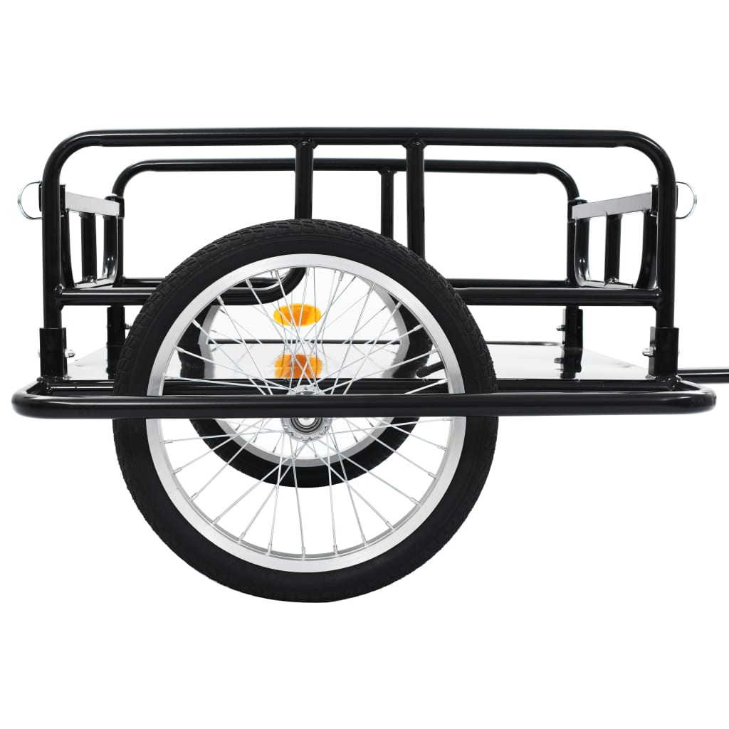 Bike Trailer 130x73x48.5 cm Steel Black