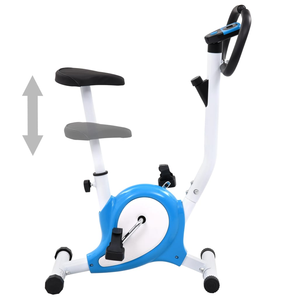 Exercise Bike with Belt Resistance Blue