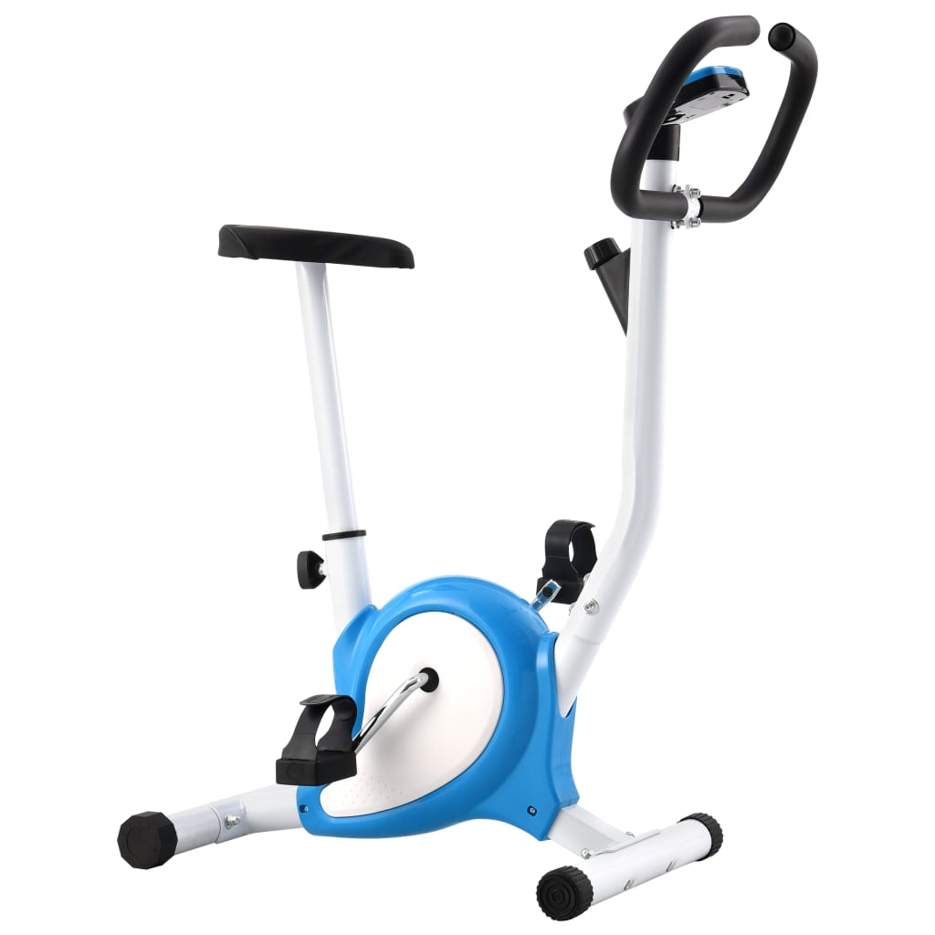 Exercise Bike with Belt Resistance Blue