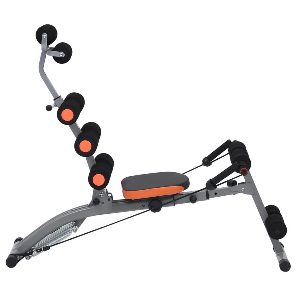 vidaXL L-shaped Abdominal Trainer with Elastic Strings