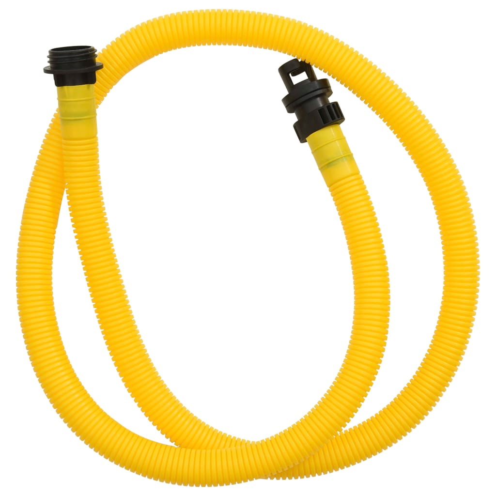 Foot Pump 21x29.5 cm PP and PE Grey and Yellow