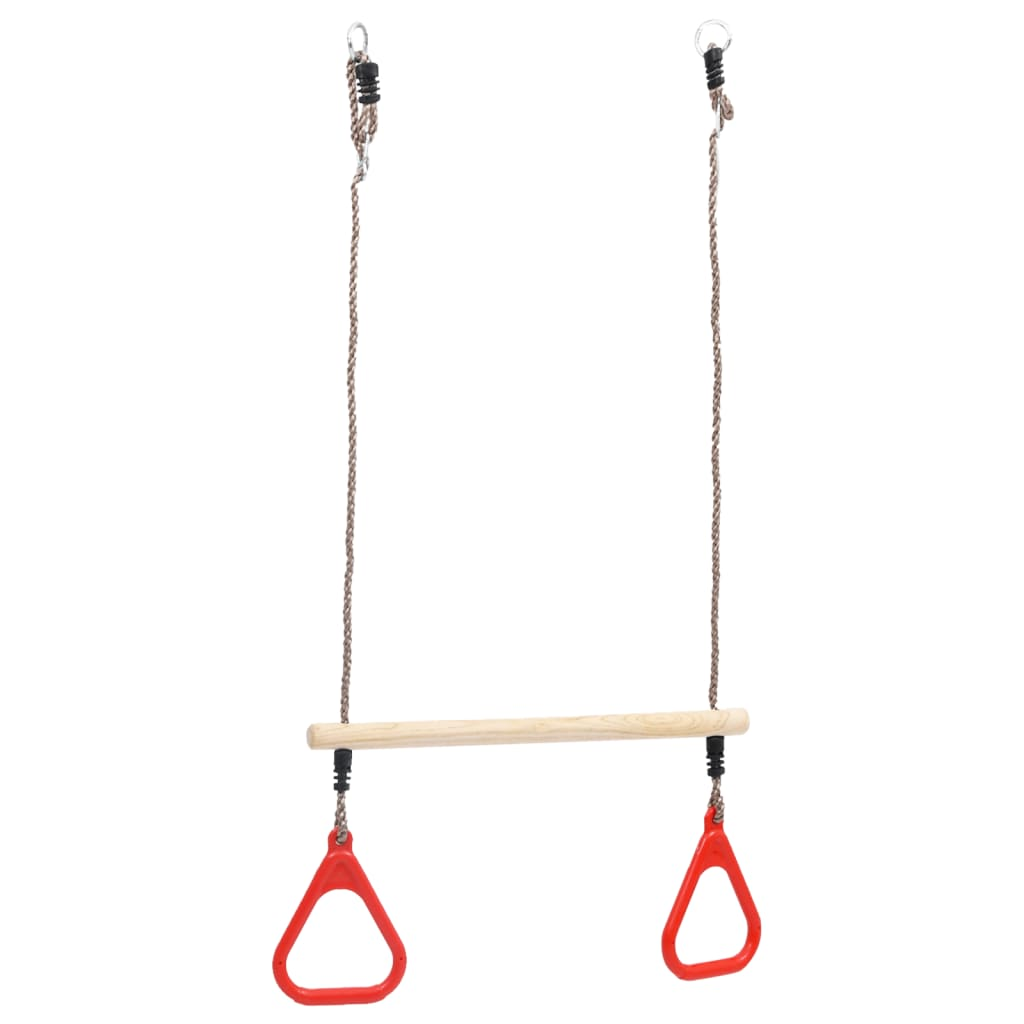 Trapeze Swing Bar with Rings