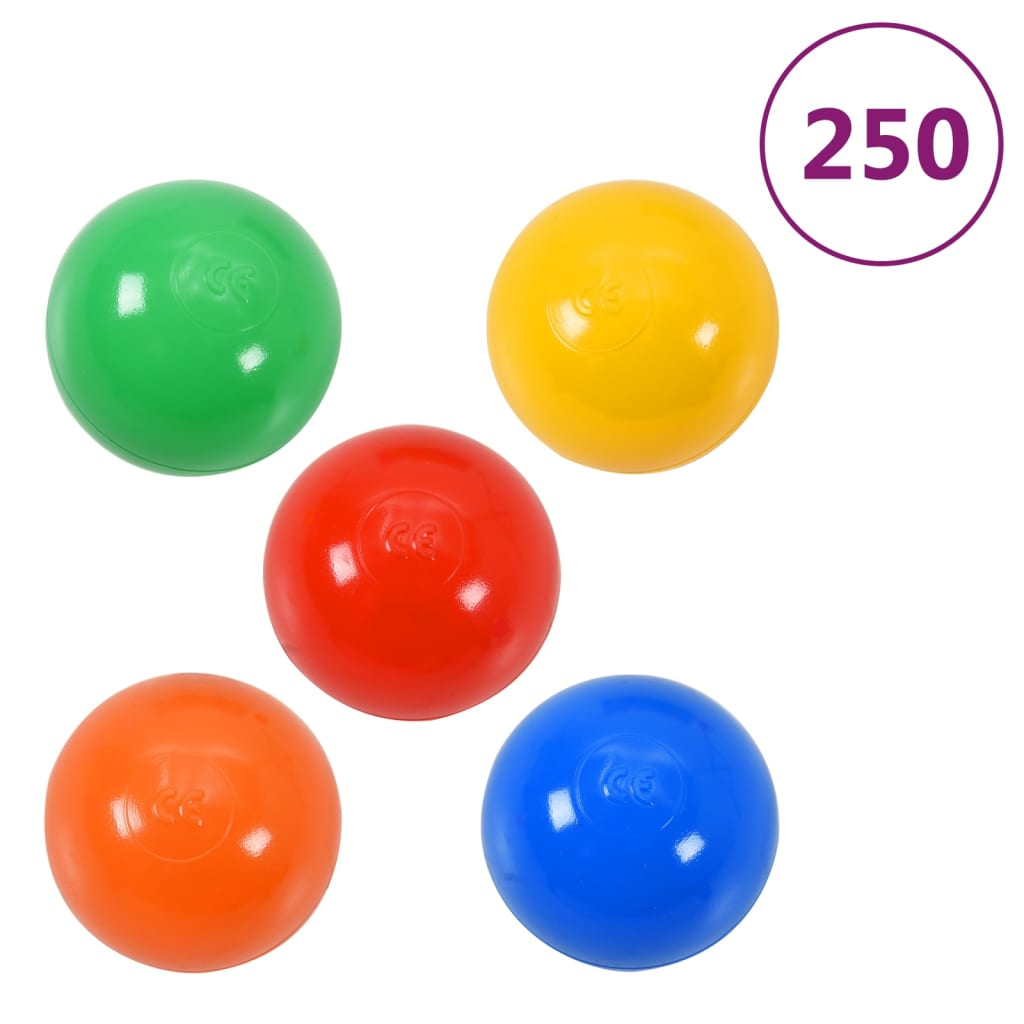 vidaXL Play Balls 250 pcs Multicolour