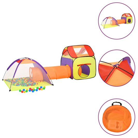 vidaXL Children Play Tent Multicolour 338x123x111 cm