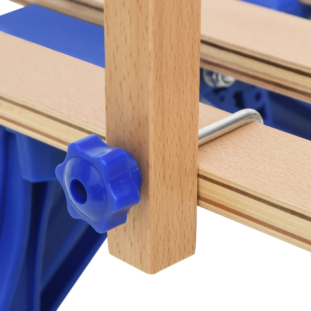 Backrest for Sledge Blue Plywood