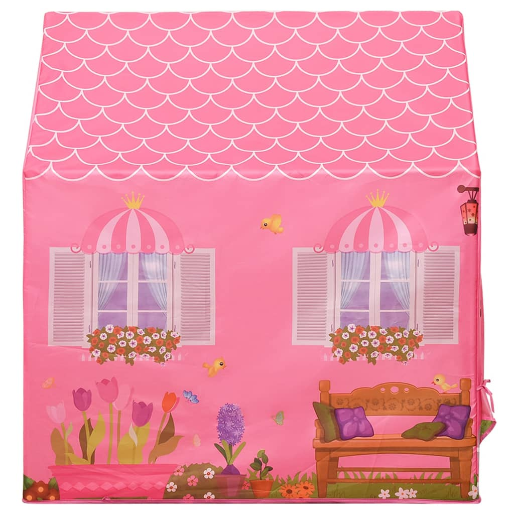 vidaXL Children Play Tent Pink 69x94x104 cm