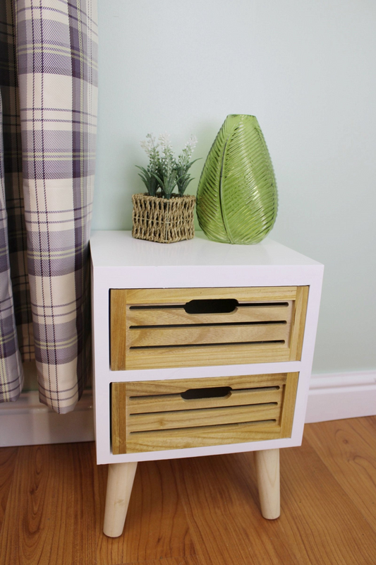 Compact 2 Drawer Unit with Removable Legs