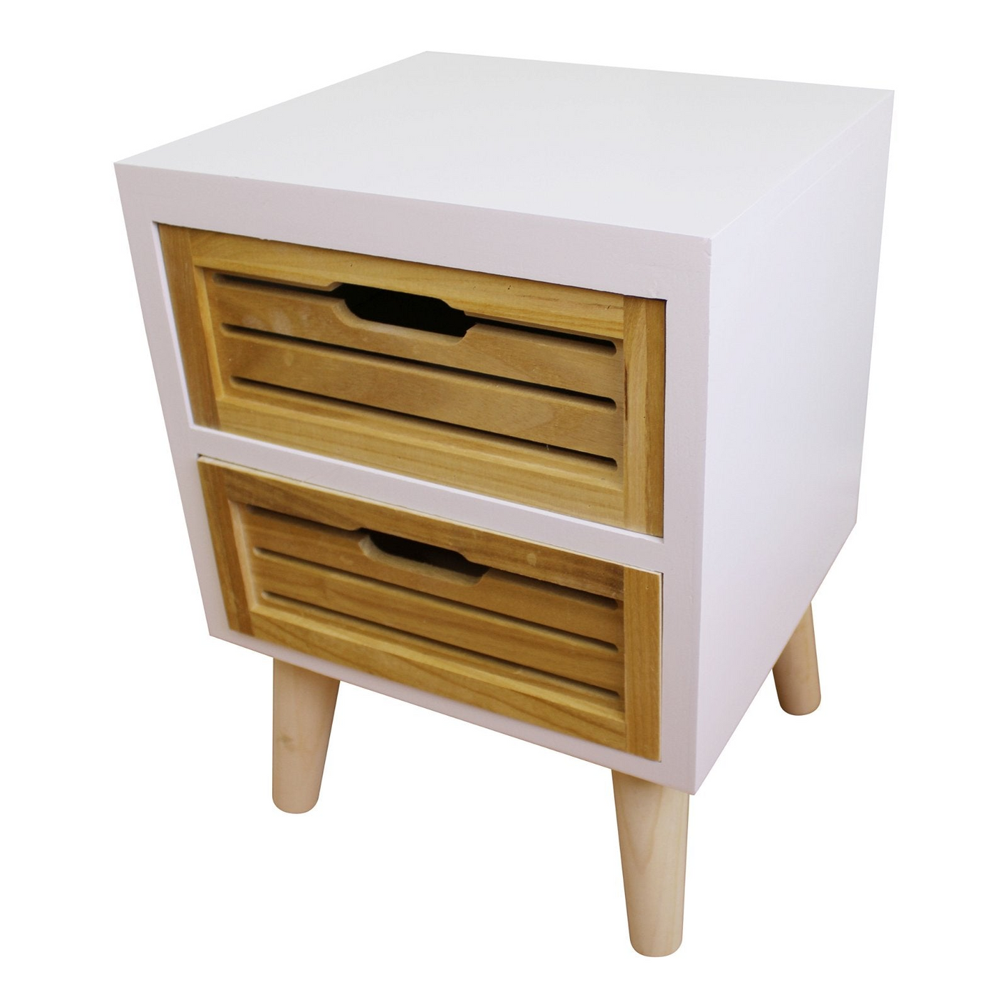 Compact 2 Drawer Unit with Removable Legs