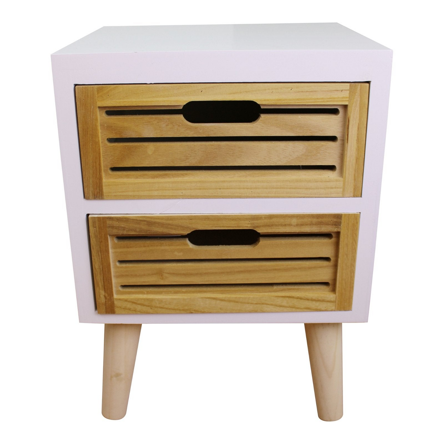 Compact 2 Drawer Unit with Removable Legs