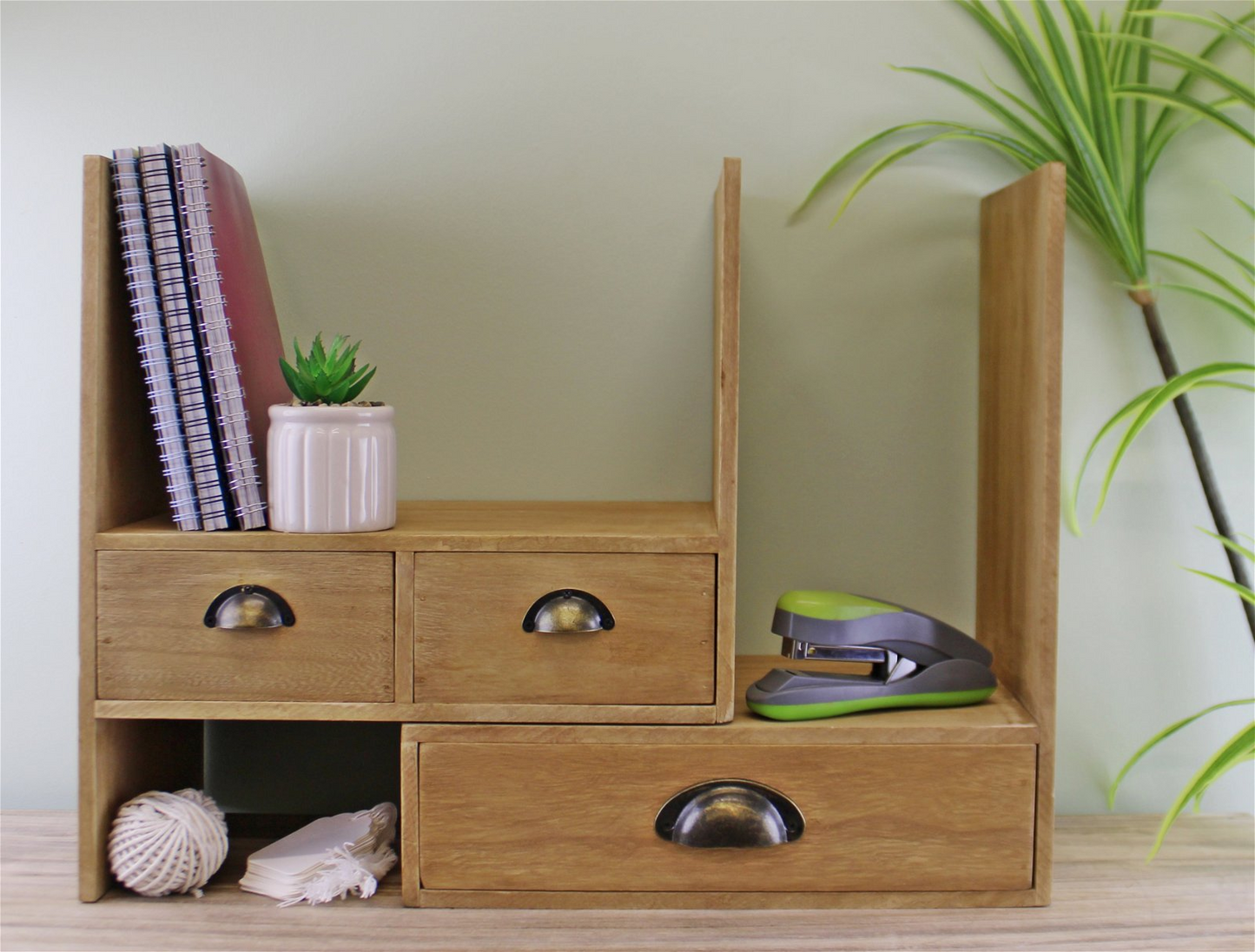 Wooden Desktop Storage Unit