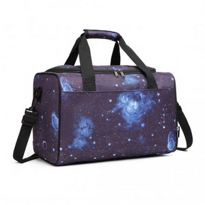 Kono Structured Travel Duffle Bag - Galaxy Blue