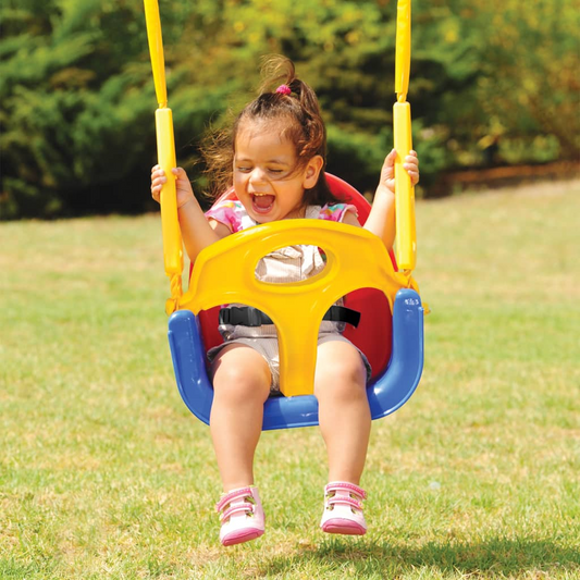 vidaXL 3-in-1 Swing Seat for Children 29x40x39.5 cm Polypropylene