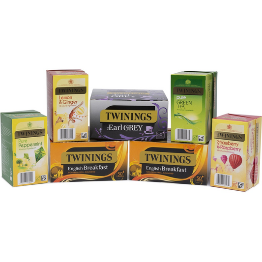 Twinings Tea Bags Individual Enveloped Tagged Customer Favourites Variety Pack