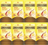 Twinings Lemon & Ginger Tea Bags Individually Enveloped Tagged Healthy Sachets