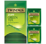 Twinings Pure Green Tea Bags Individually Enveloped Tagged Herbal Teas Sachets