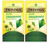 Twinings Pure Peppermint Tea Bags Individually Enveloped Tagged Herbal Sachets