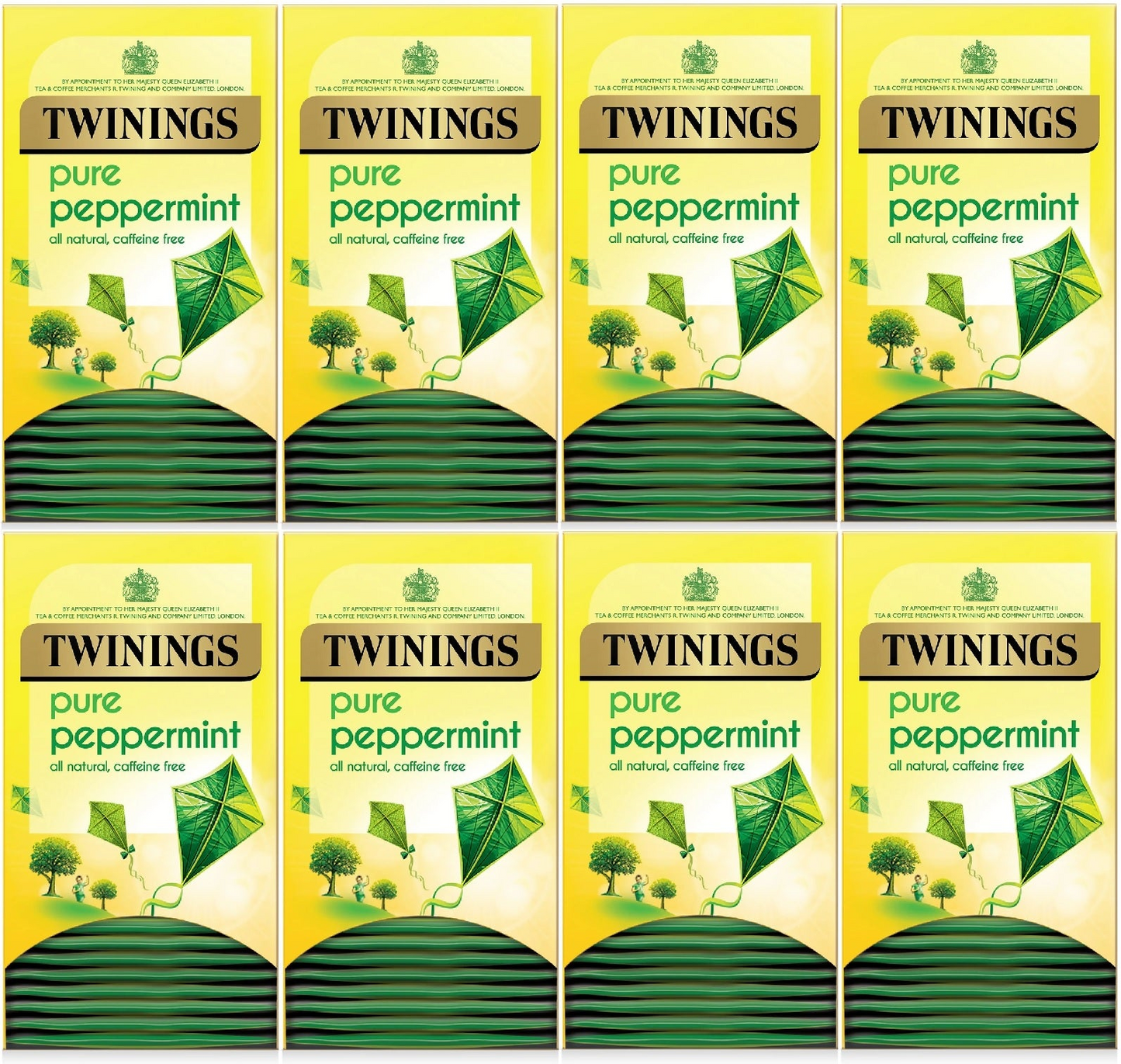 Twinings Pure Peppermint Tea Bags Individually Enveloped Tagged Herbal Sachets