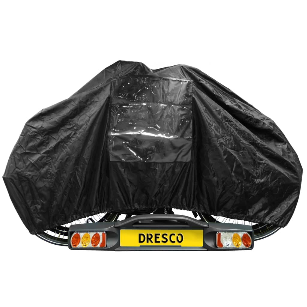 Dresco Elastic Bicycle Cover for 2 Bikes Black