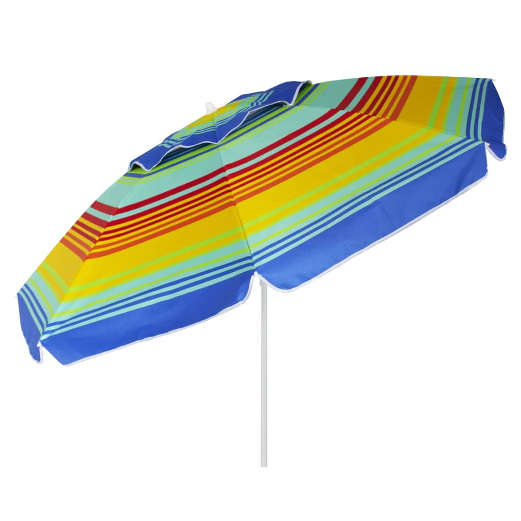 Eurotrail Beach Umbrella UPF 50+ Rainbow