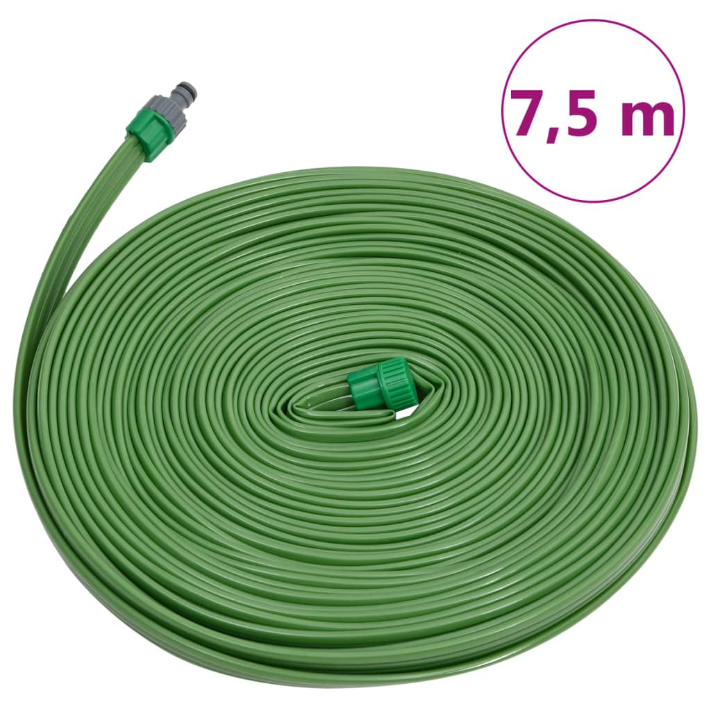 3-Tube Sprinkler Hose Green 7.5 m PVC