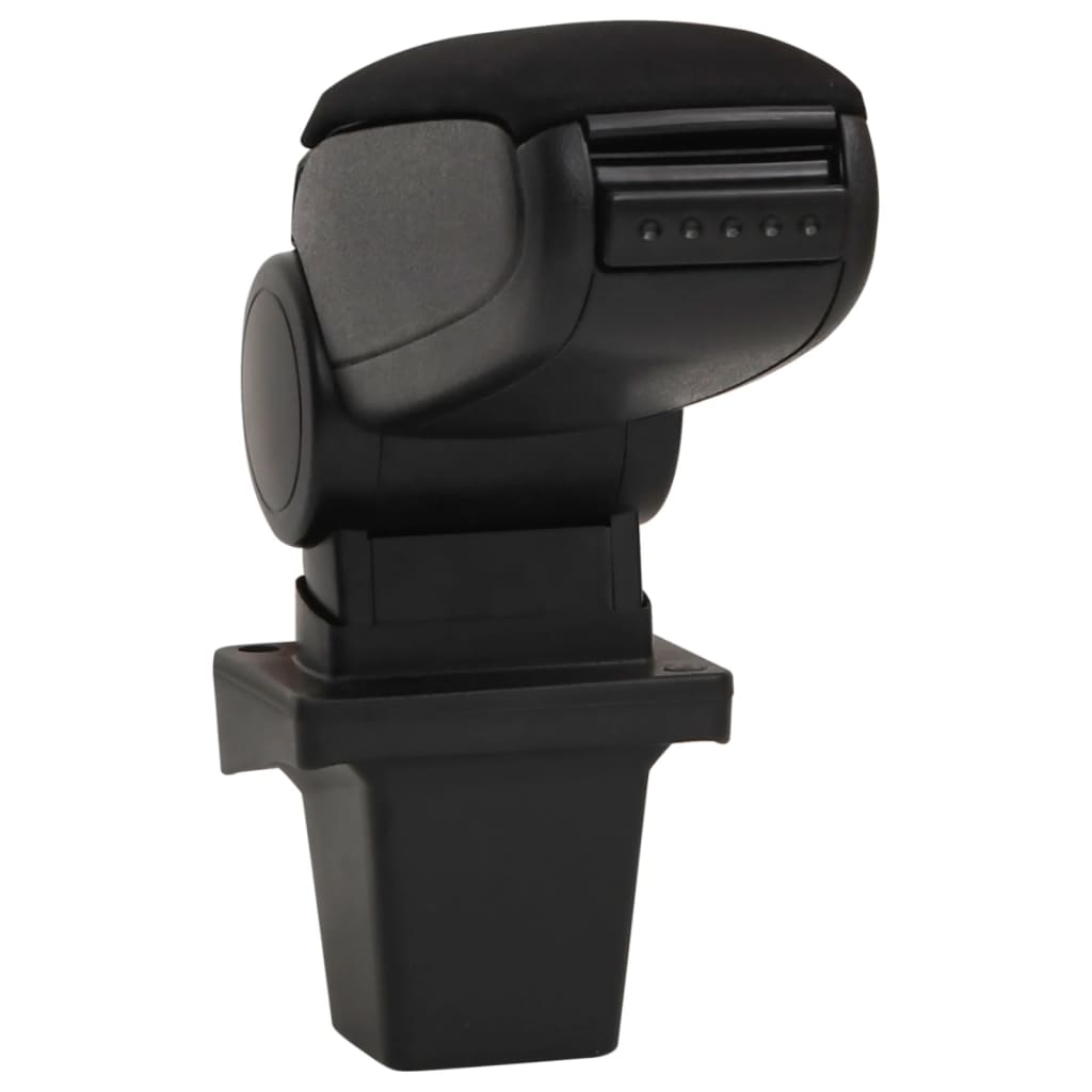 vidaXL Car Armrest Black 14x33x(32-48.5) cm ABS