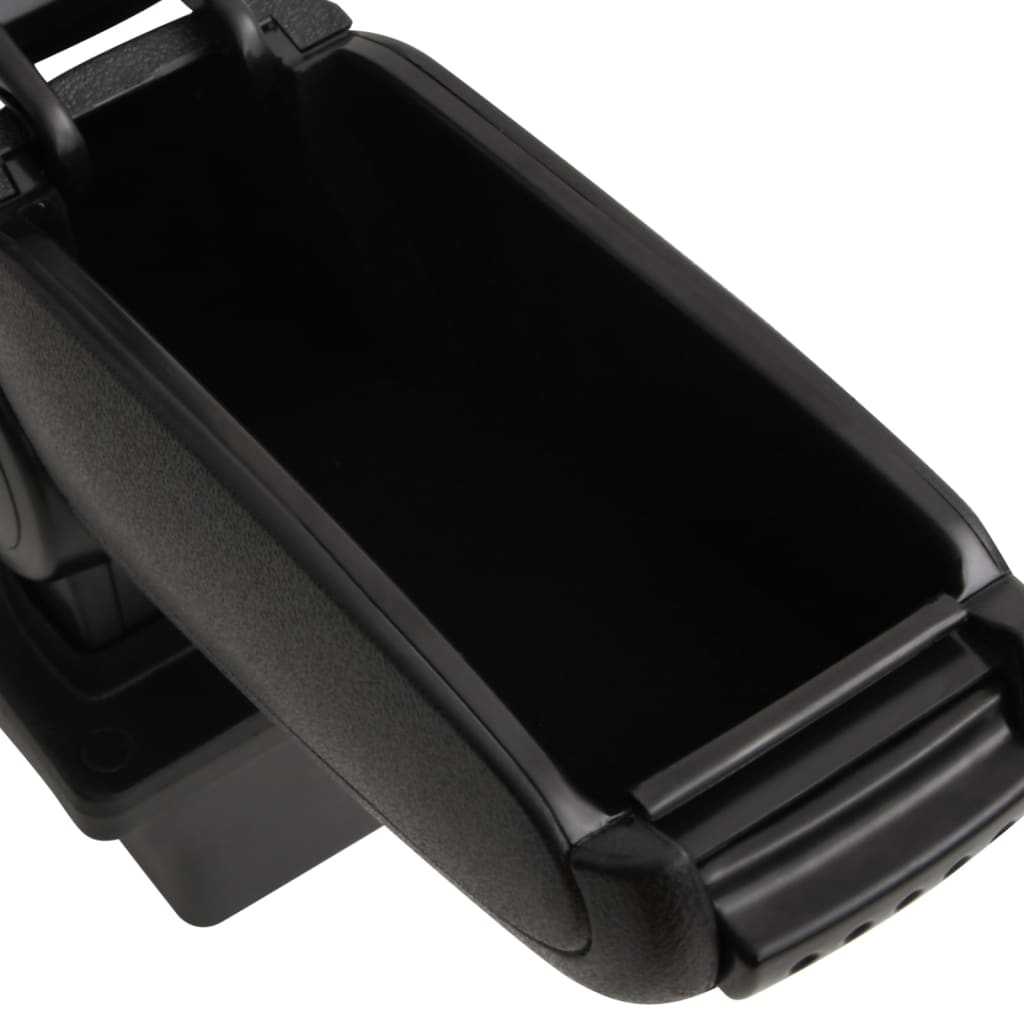 vidaXL Car Armrest Black 14x33x(32-48.5) cm ABS