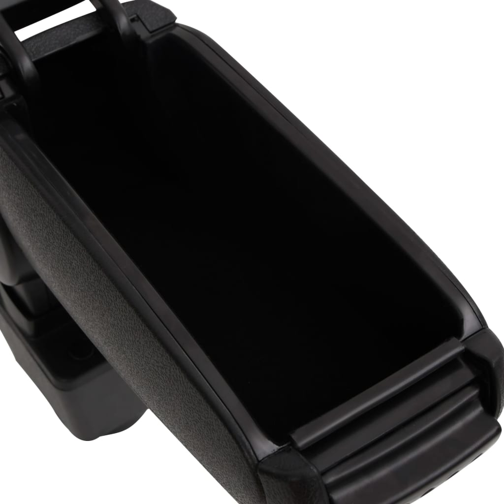 Car Armrest Black 12x34x(34-50) cm ABS