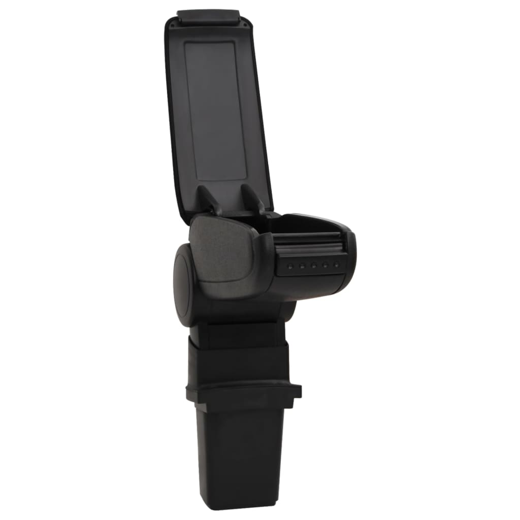 Car Armrest Black 12x32x(34-50) cm ABS