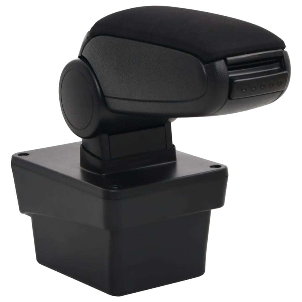 Car Armrest Black 17x40x(31-49) cm ABS