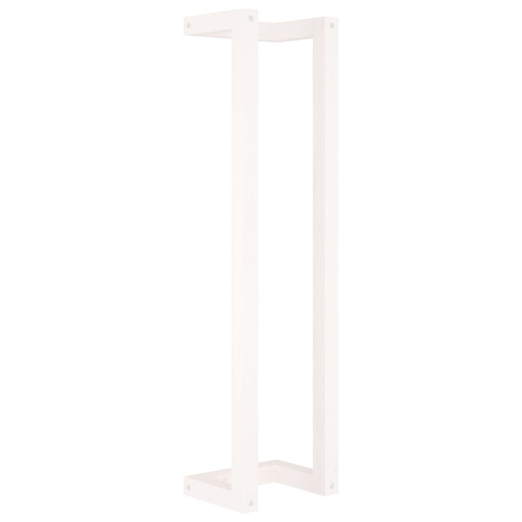 vidaXL Towel Rack White 23x18x90 cm Solid Wood Pine