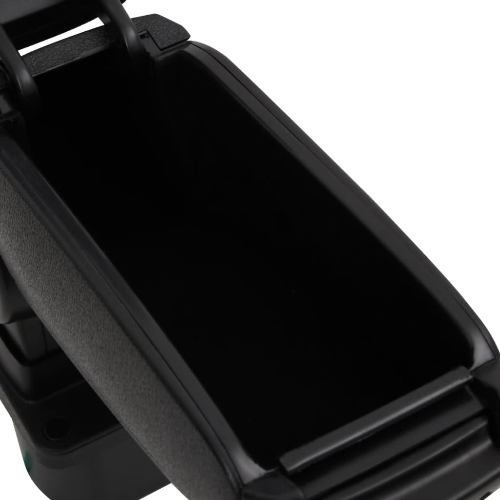 vidaXL Car Armrest Black 12x31x(29.5-47) cm ABS