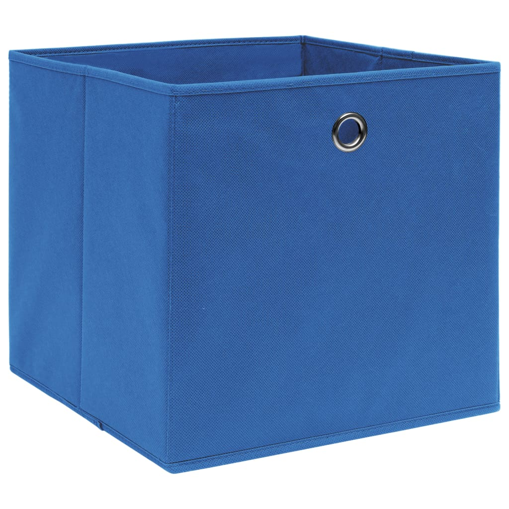 vidaXL Storage Boxes 4 pcs Blue 32x32x32 cm Fabric